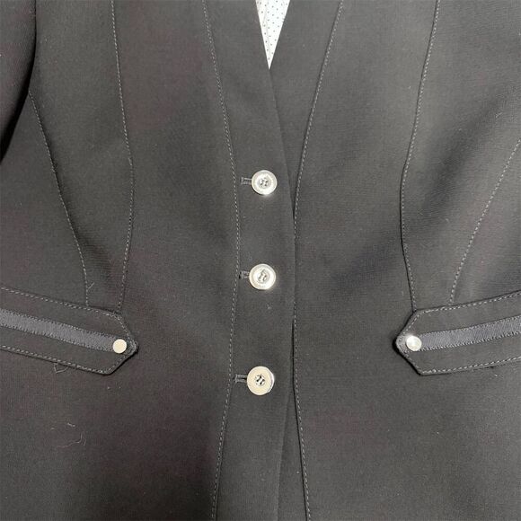 EUC Tahari ASL Women's Black Skirt Suit Set Size 14 Petite Formal 2 Piece - Picture 7 of 16